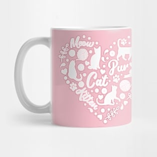 Cat Heart Mug